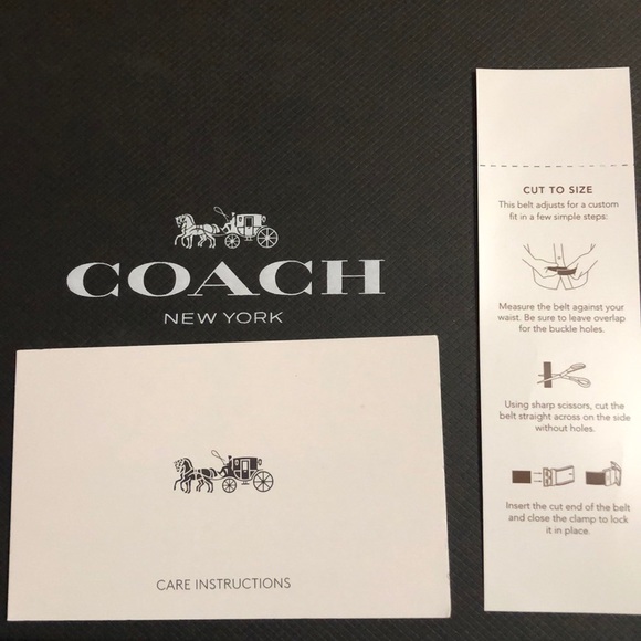 Coach 38MM Cut To Size Mens Belt - Picture 5 of 6